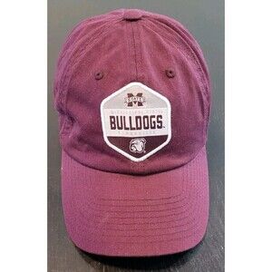 Mississippi State Bulldogs Maroon Red Dad Hat Cap Adjustable Strap Captivating